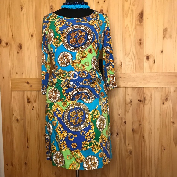 Linea by Louis Dell’ Olio neon print 2 piece dress - Picture 16 of 16